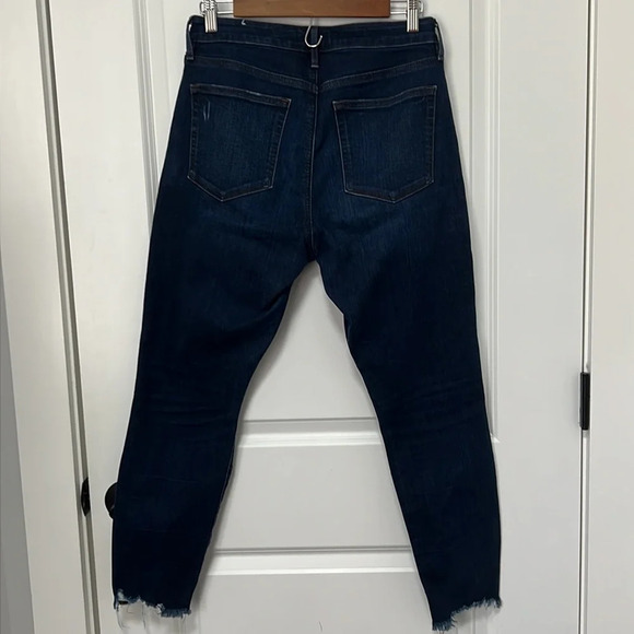 Loft women’s dark blue curvy skinny jeans size 28/6 - Picture 4 of 9